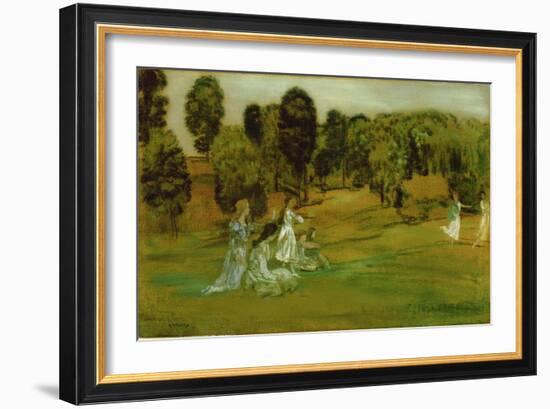 The Hours and the Freedom of the Fields-Arthur Bowen Davies-Framed Giclee Print