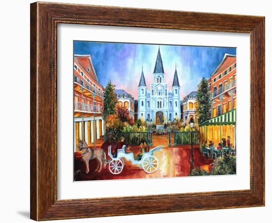 The Hours on Jackson Square-Diane Millsap-Framed Art Print