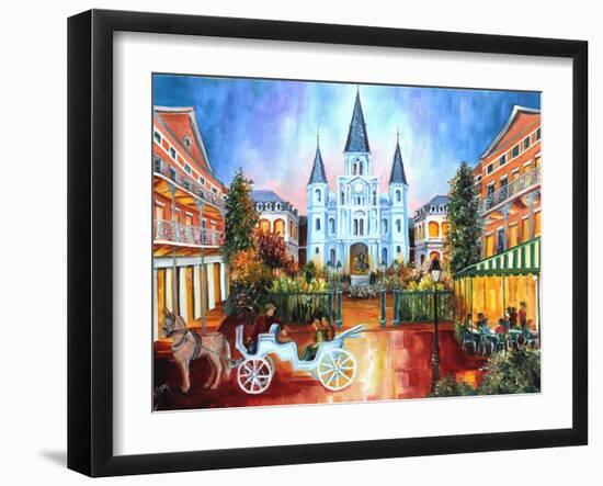 The Hours on Jackson Square-Diane Millsap-Framed Art Print