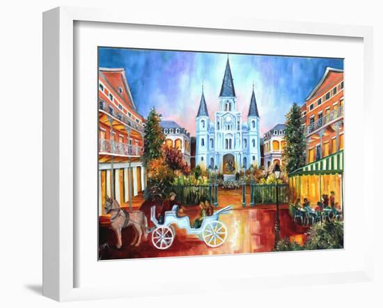 The Hours on Jackson Square-Diane Millsap-Framed Art Print