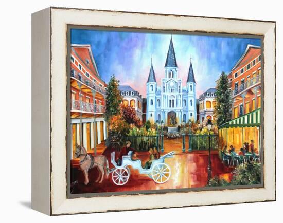 The Hours on Jackson Square-Diane Millsap-Framed Stretched Canvas