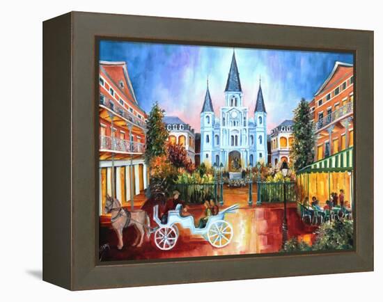 The Hours on Jackson Square-Diane Millsap-Framed Stretched Canvas