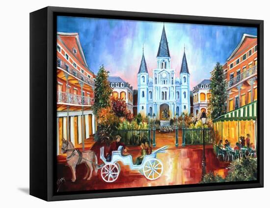 The Hours on Jackson Square-Diane Millsap-Framed Stretched Canvas