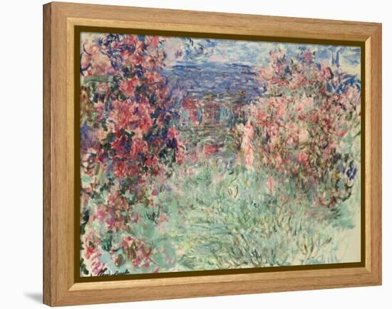 The House Among the Roses (La Maison Dans Les Roses), 1925-Claude Monet-Framed Premier Image Canvas