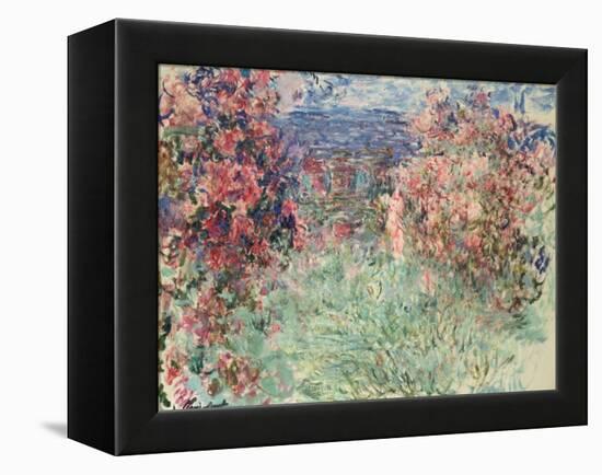 The House Among the Roses (La Maison Dans Les Roses), 1925-Claude Monet-Framed Premier Image Canvas