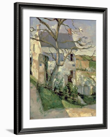 The House and the Tree, C.1873-74-Paul C?zanne-Framed Giclee Print