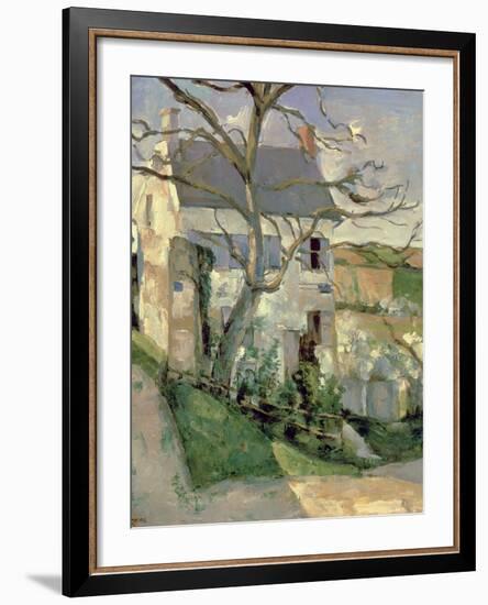 The House and the Tree, C.1873-74-Paul C?zanne-Framed Giclee Print