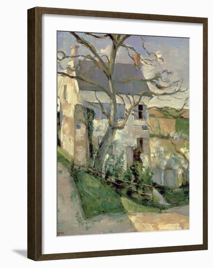 The House and the Tree, C.1873-74-Paul C?zanne-Framed Giclee Print