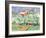 The House at Bellevue-Paul Cézanne-Framed Giclee Print