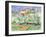 The House at Bellevue-Paul Cézanne-Framed Giclee Print