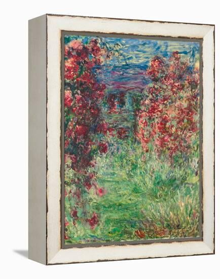 The House at Giverny under the Roses; La Maison Dans Les Roses, 1925-Claude Monet-Framed Premier Image Canvas