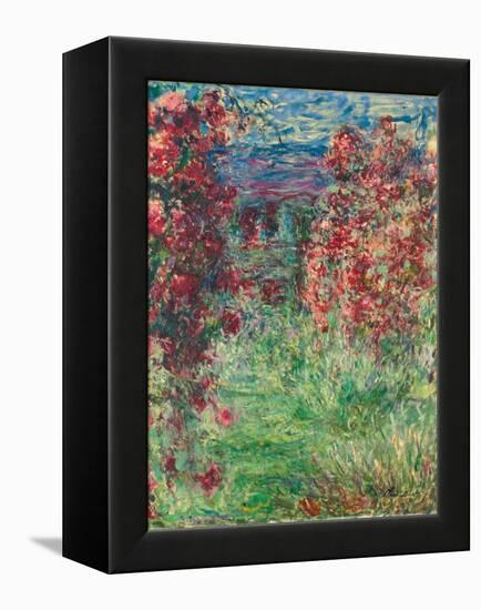 The House at Giverny under the Roses; La Maison Dans Les Roses, 1925-Claude Monet-Framed Premier Image Canvas