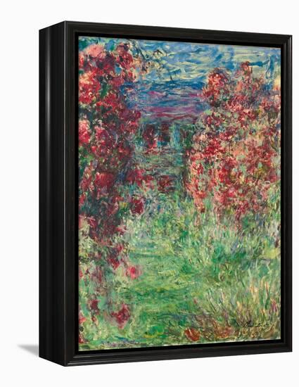 The House at Giverny under the Roses; La Maison Dans Les Roses, 1925-Claude Monet-Framed Premier Image Canvas