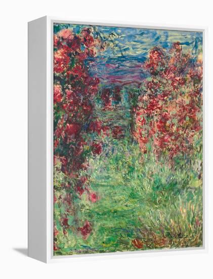 The House at Giverny under the Roses; La Maison Dans Les Roses, 1925-Claude Monet-Framed Premier Image Canvas