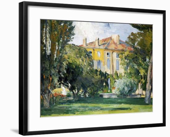 The House at Jas de Bouffan, 1882- 1885-Paul Cézanne-Framed Giclee Print