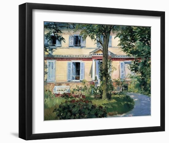 The House at Rueil, 1882-Edouard Manet-Framed Art Print