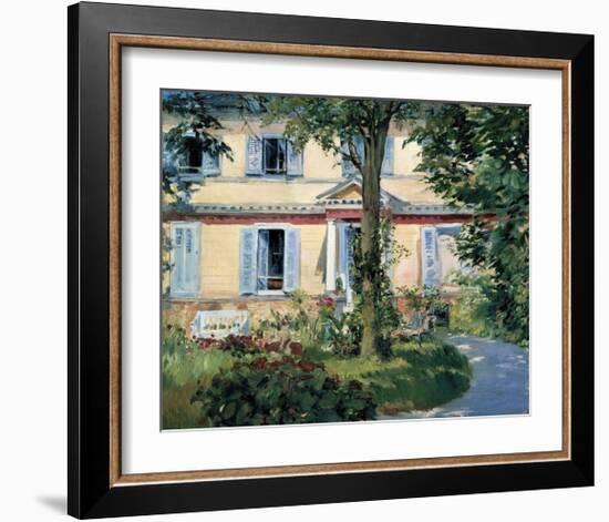 The House at Rueil, 1882-Edouard Manet-Framed Art Print