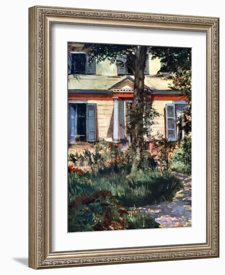 The House at Rueil, 1882-Edouard Manet-Framed Giclee Print