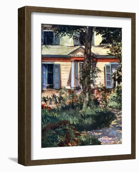 The House at Rueil, 1882-Edouard Manet-Framed Giclee Print