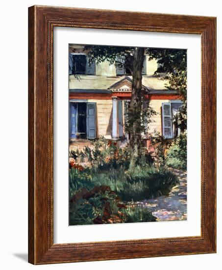 The House at Rueil, 1882-Edouard Manet-Framed Giclee Print