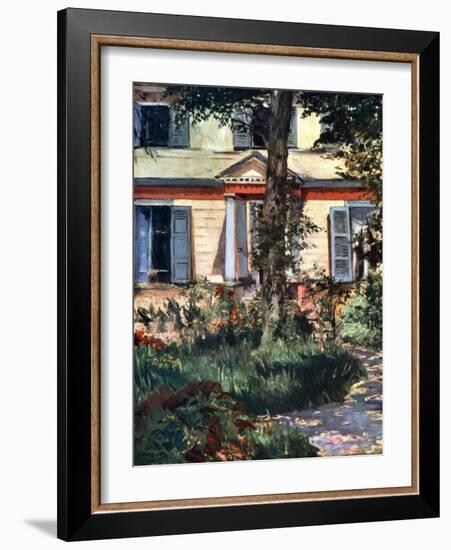 The House at Rueil, 1882-Edouard Manet-Framed Giclee Print