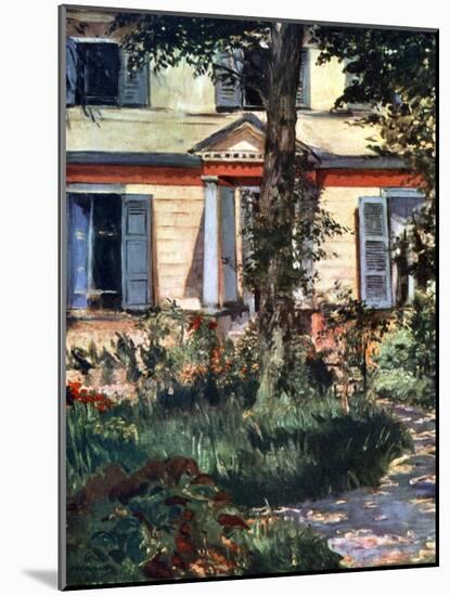 The House at Rueil, 1882-Edouard Manet-Mounted Giclee Print