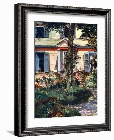 The House at Rueil, 1882-Edouard Manet-Framed Giclee Print