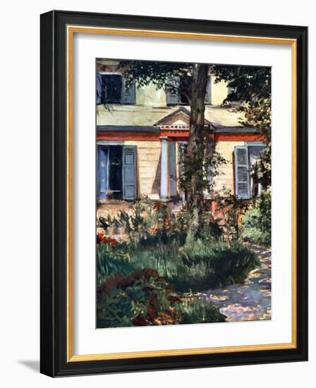 The House at Rueil, 1882-Edouard Manet-Framed Giclee Print