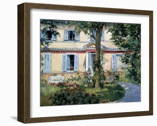 The House at Rueil, 1882-Edouard Manet-Framed Giclee Print