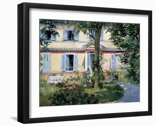 The House at Rueil, 1882-Edouard Manet-Framed Giclee Print