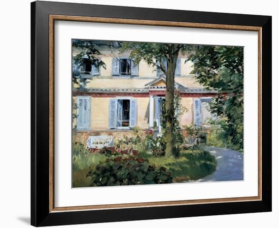 The House at Rueil, 1882-Edouard Manet-Framed Giclee Print