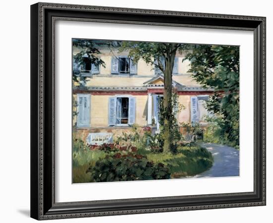 The House at Rueil, 1882-Edouard Manet-Framed Giclee Print