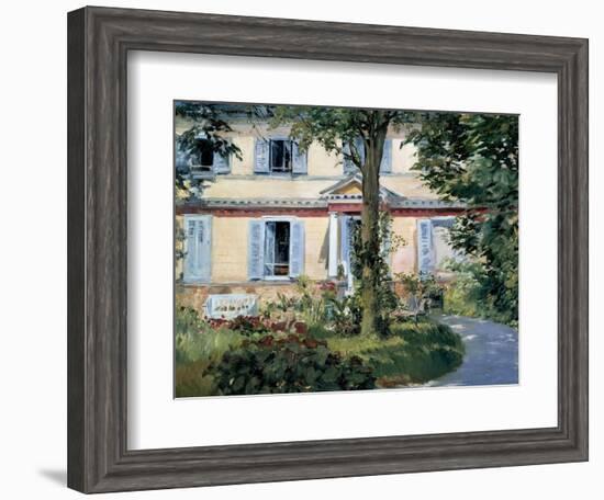 The House at Rueil, 1882-Edouard Manet-Framed Giclee Print