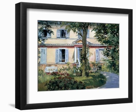 The House at Rueil, 1882-Edouard Manet-Framed Giclee Print