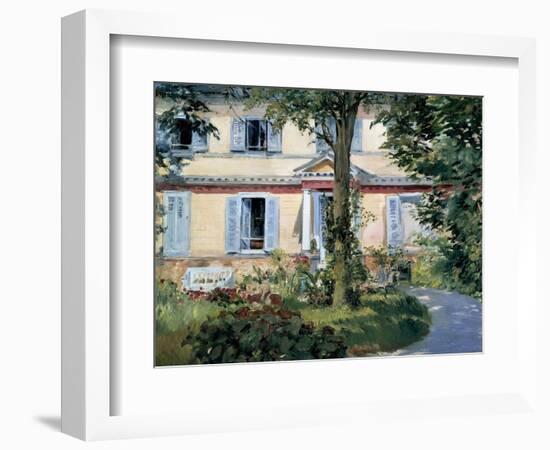 The House at Rueil, 1882-Edouard Manet-Framed Giclee Print