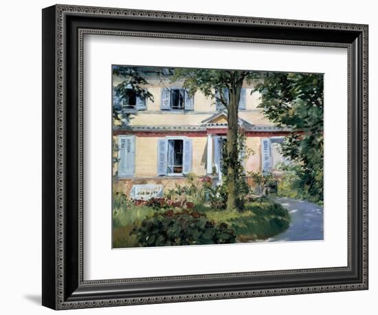 The House at Rueil, 1882-Edouard Manet-Framed Giclee Print