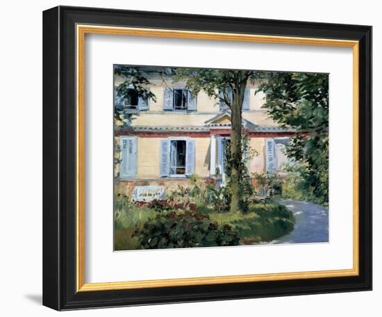 The House at Rueil, 1882-Edouard Manet-Framed Giclee Print