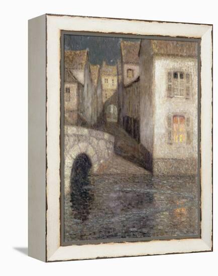 The House by the River, Chartres; Les Masons Sur La Riviere, Chartres, 1929-Henri Eugene Augustin Le Sidaner-Framed Premier Image Canvas