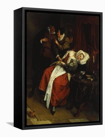 The House Call-Jan Steen-Framed Premier Image Canvas