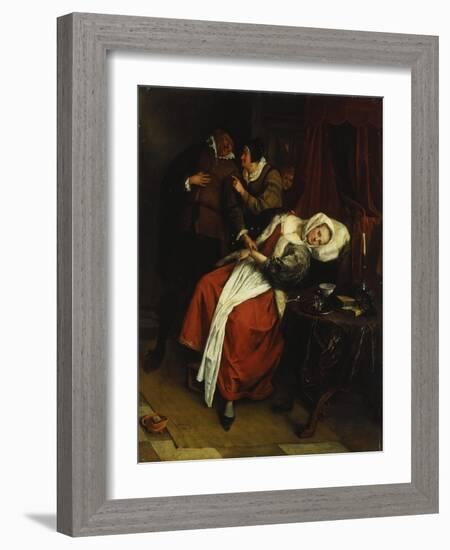 The House Call-Jan Steen-Framed Giclee Print