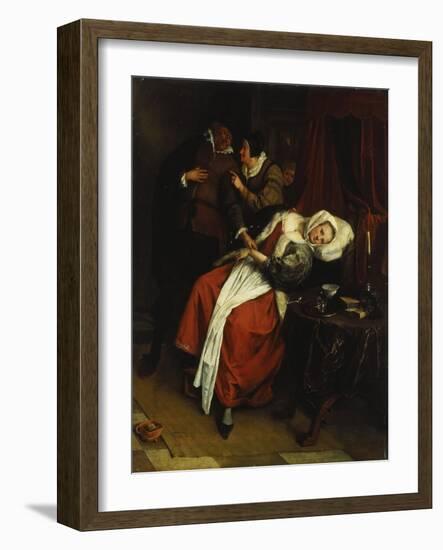 The House Call-Jan Steen-Framed Giclee Print