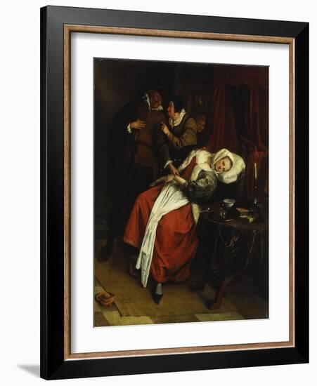 The House Call-Jan Steen-Framed Giclee Print