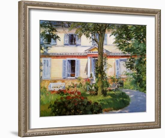 The House in Rueil, c.1882-Edouard Manet-Framed Art Print