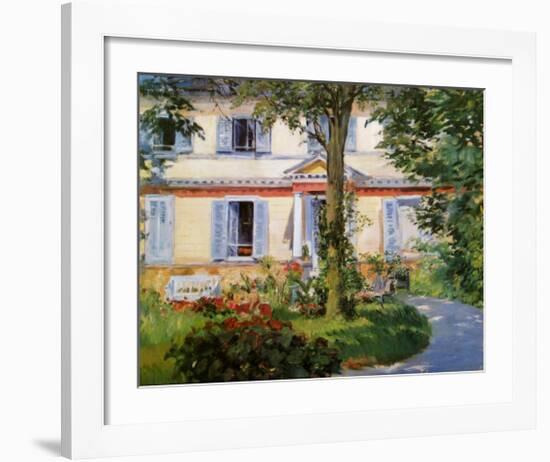 The House in Rueil, c.1882-Edouard Manet-Framed Art Print