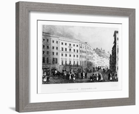 The House in Salzburg in Which Mozart Was Born in 1791, (Mid 19th Centur)-null-Framed Giclee Print