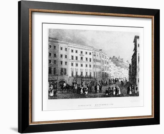 The House in Salzburg in Which Mozart Was Born in 1791, (Mid 19th Centur)-null-Framed Giclee Print