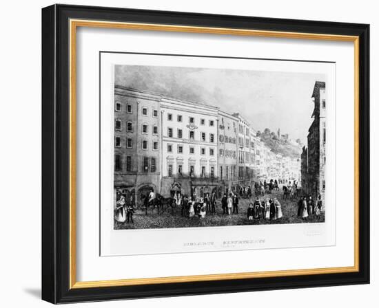 The House in Salzburg in Which Mozart Was Born in 1791, (Mid 19th Centur)-null-Framed Giclee Print