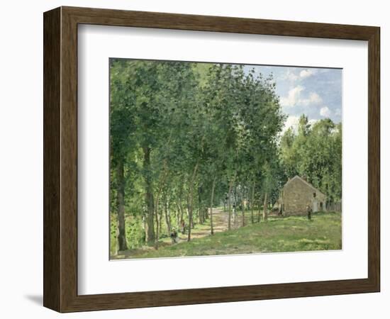 The House in the Forest, 1872-Camille Pissarro-Framed Giclee Print