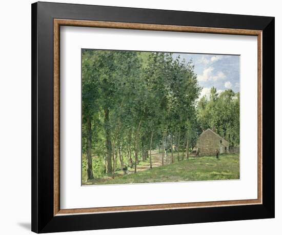 The House in the Forest, 1872-Camille Pissarro-Framed Giclee Print