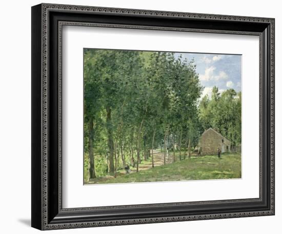 The House in the Forest, 1872-Camille Pissarro-Framed Giclee Print